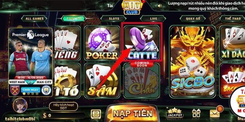 Catte Hitclub – Trải Nghiệm Game Bài Cực Kỳ Hấp Dẫn